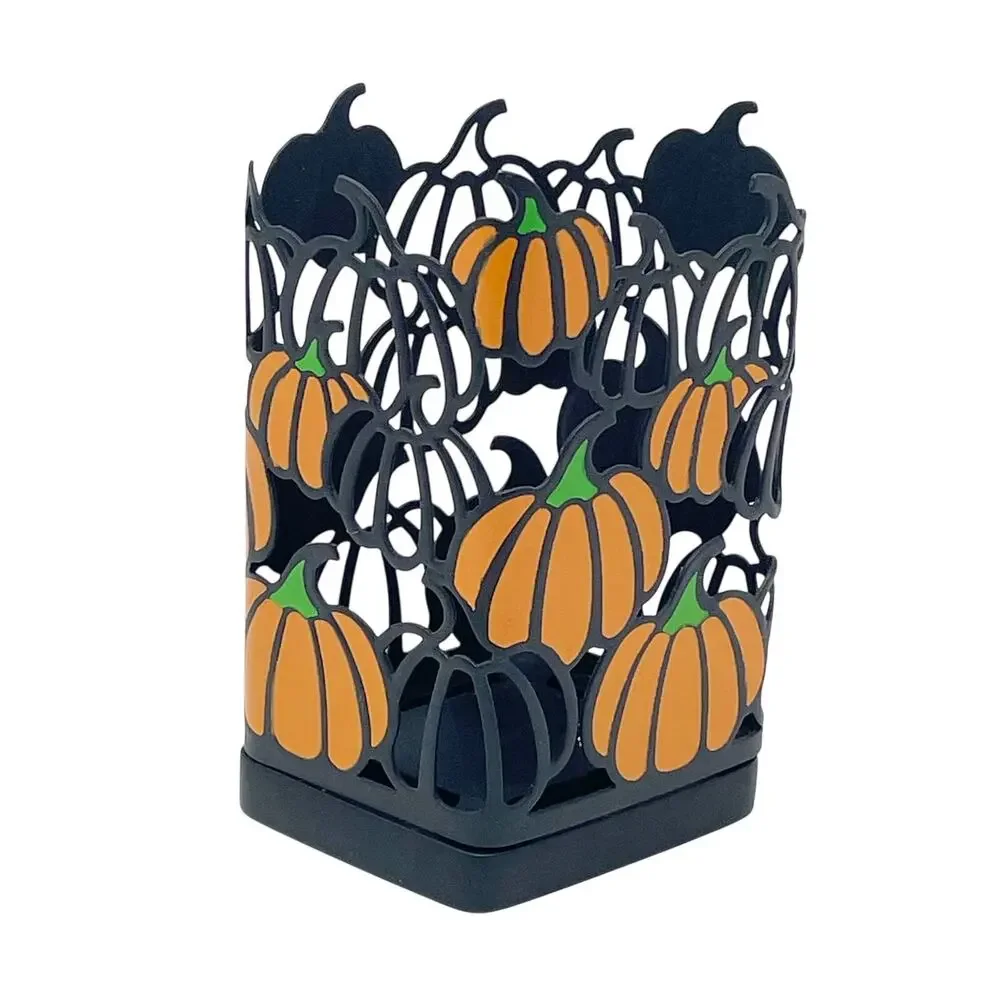 Bath & Body Works Pumpkins Halloween Metal Soap Holder Sleeve Discontinued